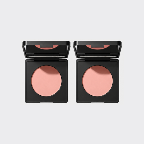 Two Luminance Milano Under-Eye Brightener compacts on a grey background