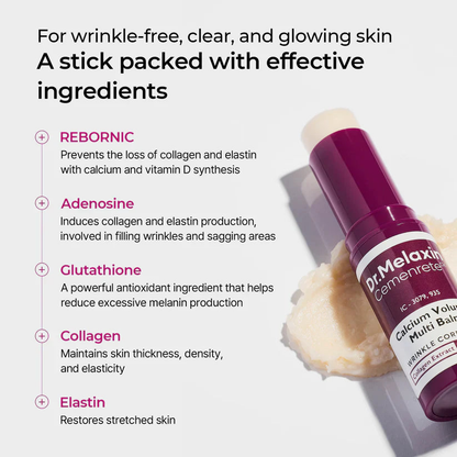 Key ingredients: Rebornic, Adenosine, Glutathione, Collagen and Elastin